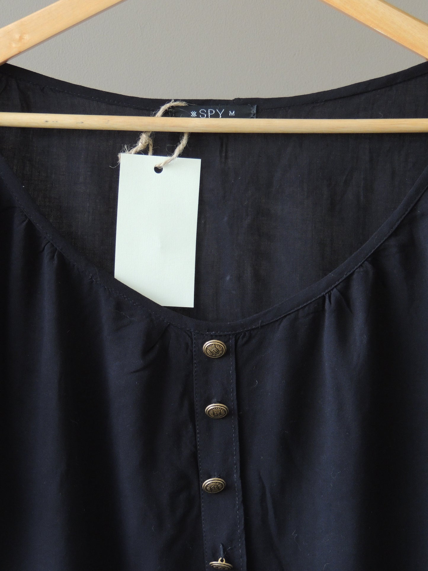 Blusa SPY, negra talle M